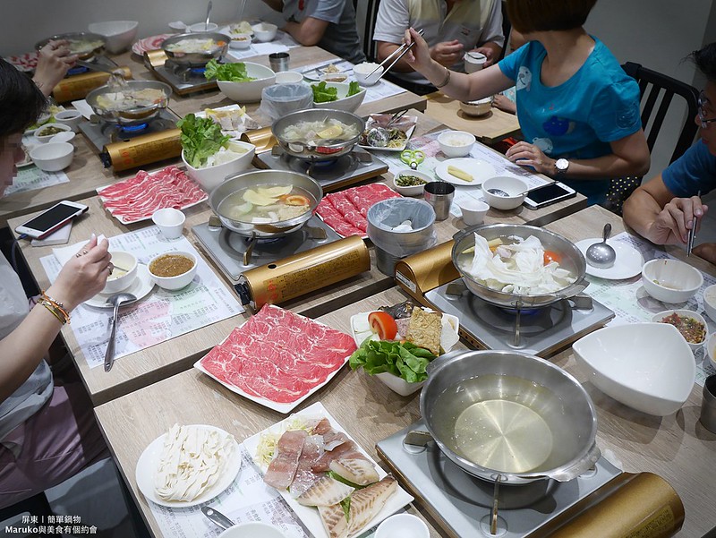 【屏東美食】簡單鍋物｜不簡單的食材與分量大滿足 @Maruko與美食有個約會