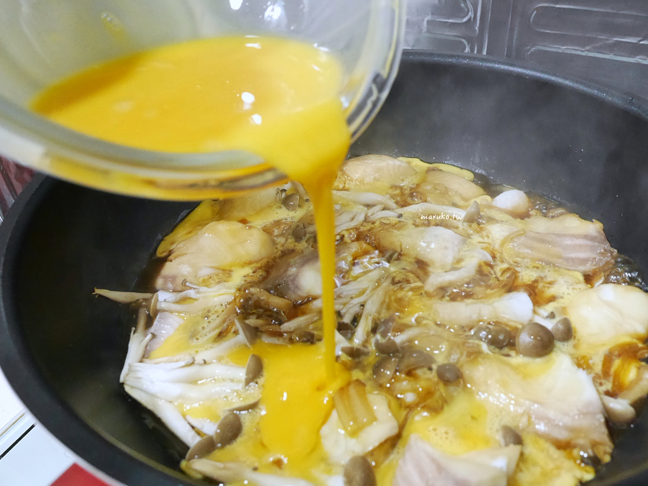 【食譜】親子丼 鯛魚丼 三樣食材簡單 日式丼飯醬汁做法 @Maruko與美食有個約會
