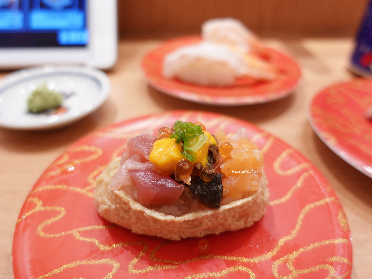 【台北】合點壽司 來自日本迴轉壽司，真人現點現做新鮮上桌！ @Maruko與美食有個約會