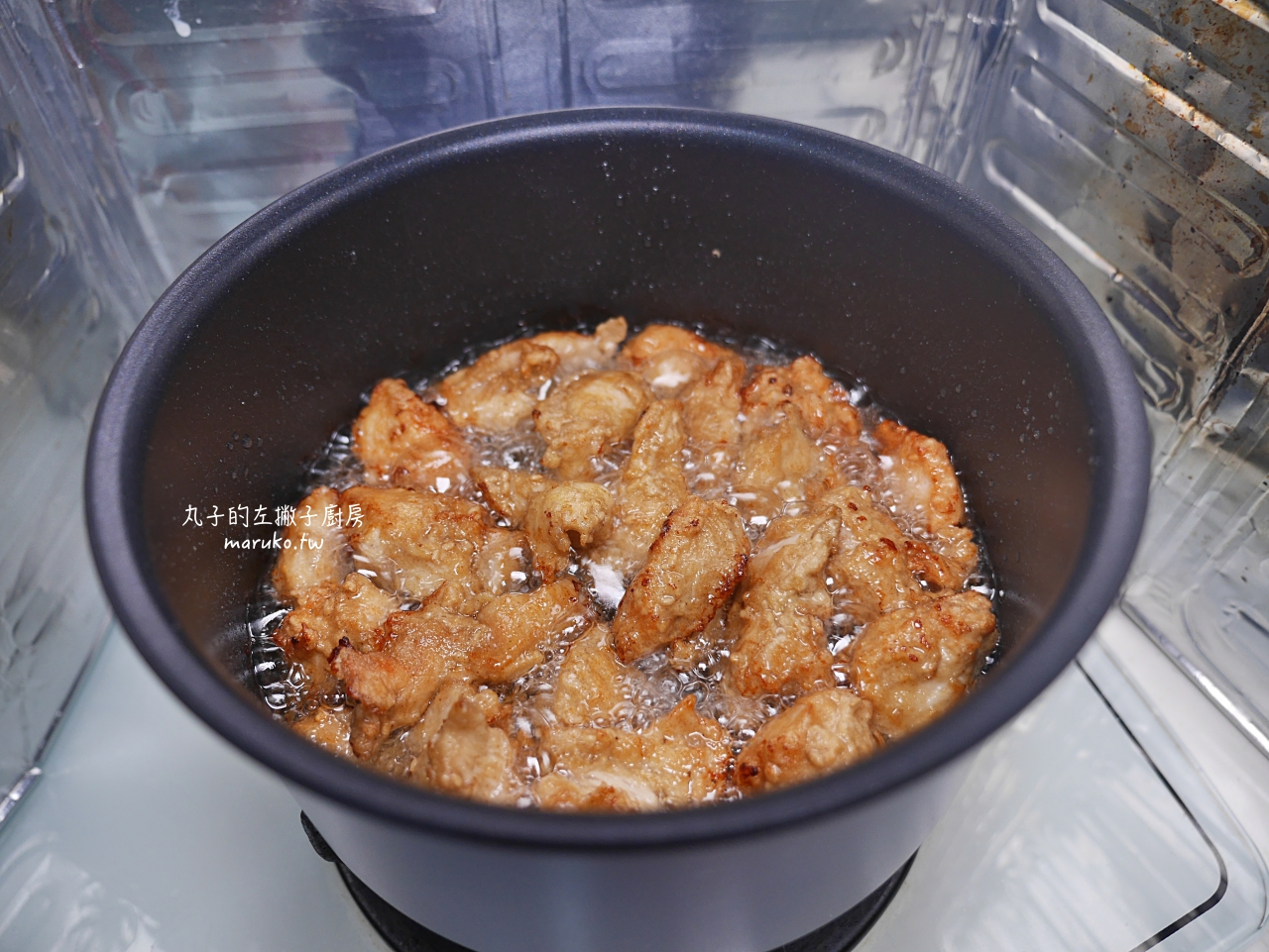 【食譜】香香雞 自製濕粉油炸香香雞的美味祕訣 (含氣炸版) @Maruko與美食有個約會
