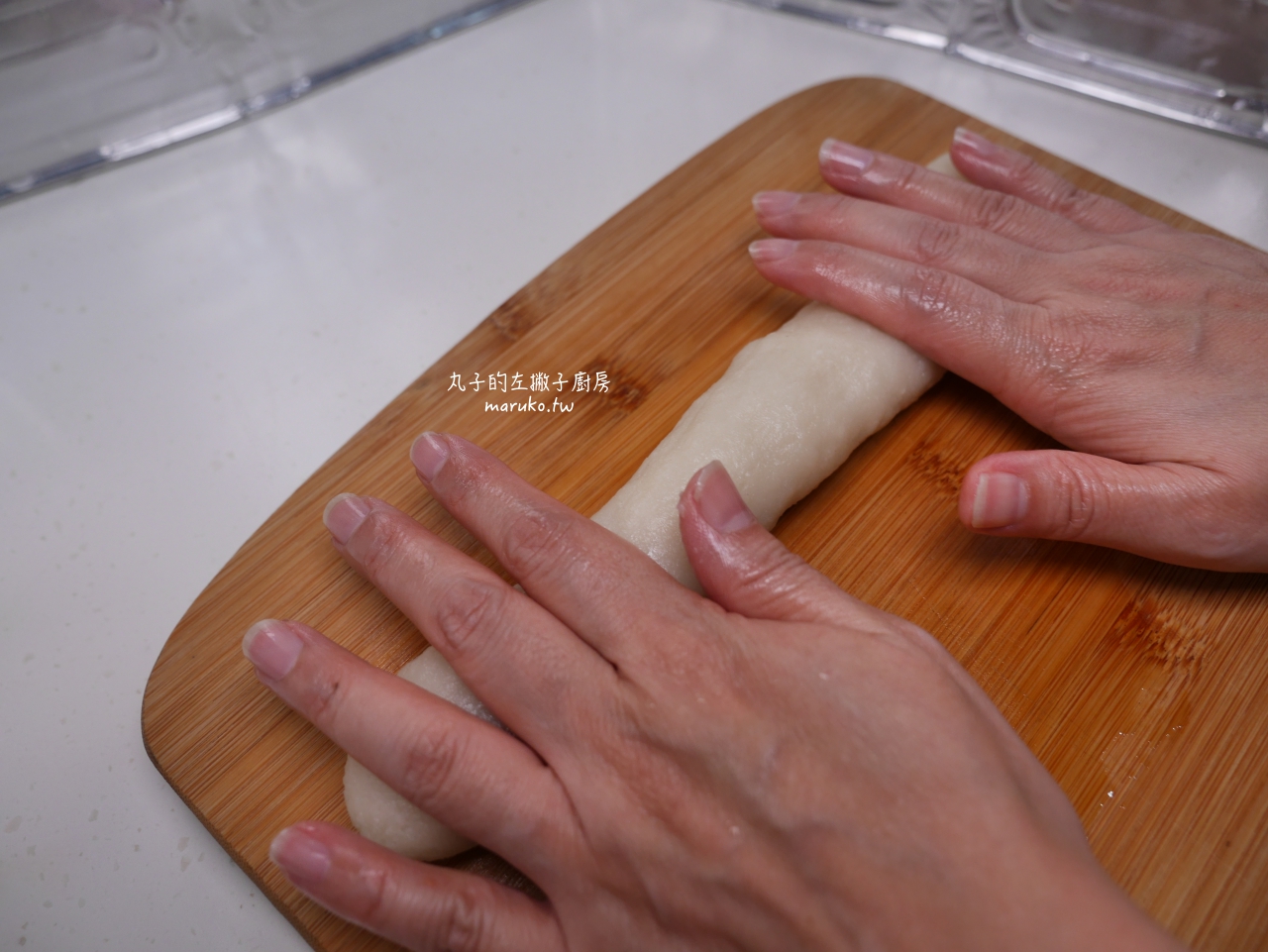【食譜】韓式年糕煎蛋捲/二樣食材自製韓國年糕/韓式海苔捲做法 @Maruko與美食有個約會
