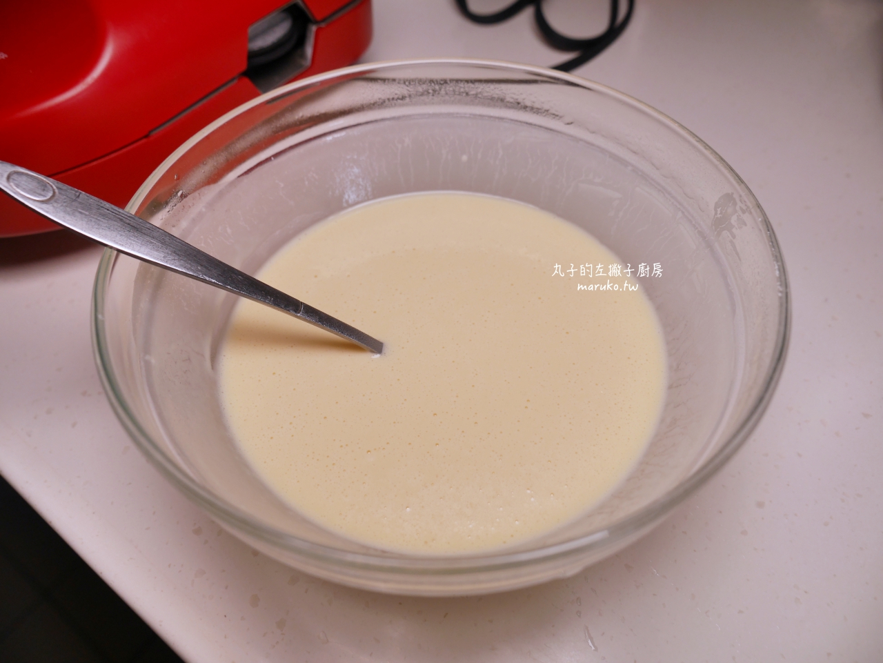 【鬆餅機食譜】水母燒 簡易自製鬆餅粉可愛又逗趣 用杯子蛋糕烤盤教你做鹹點心 @Maruko與美食有個約會