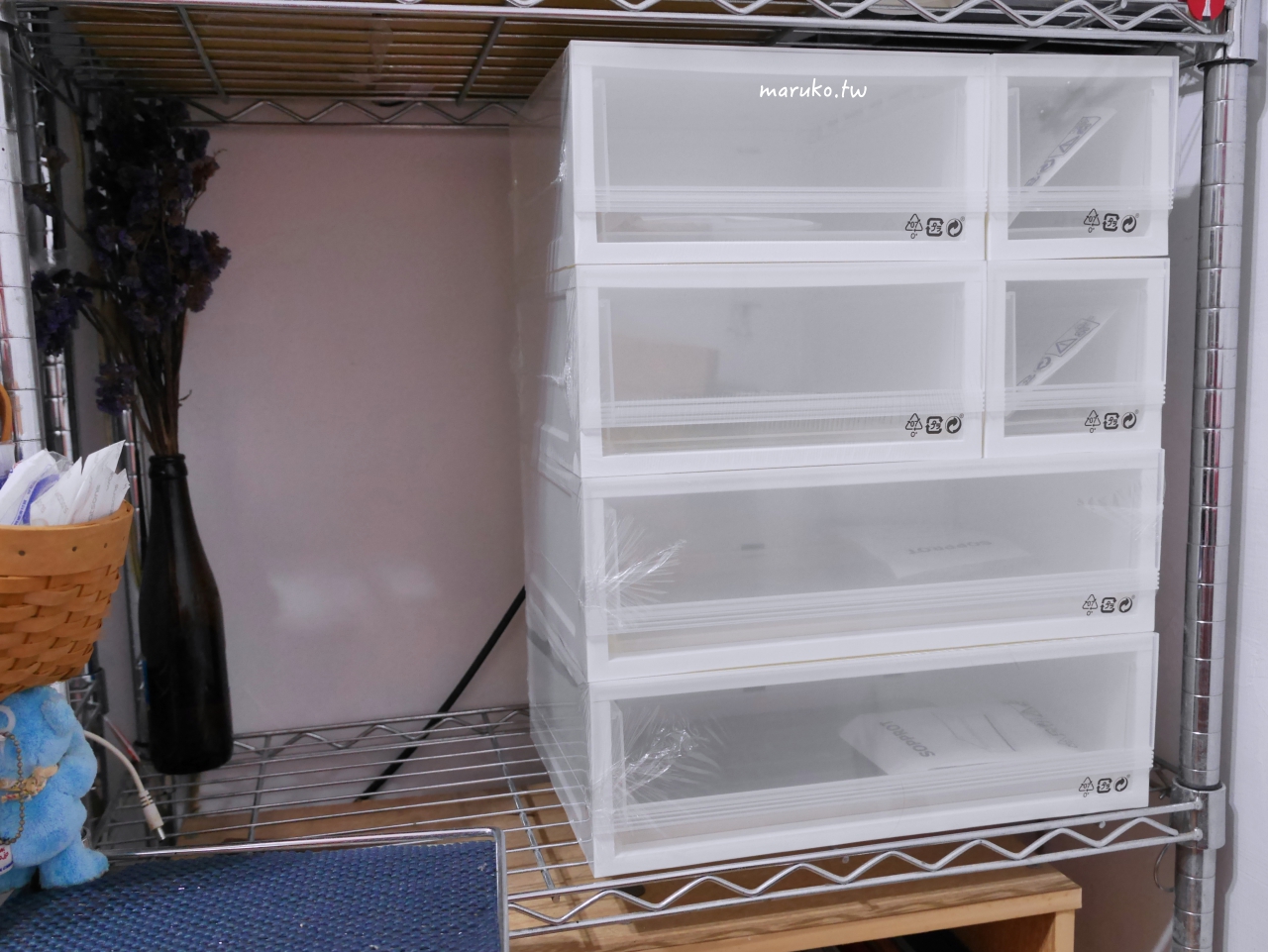 【台北】IKEA 宜家家居 sopprot 組合式抽屜盒 居家收納分享 @Maruko與美食有個約會