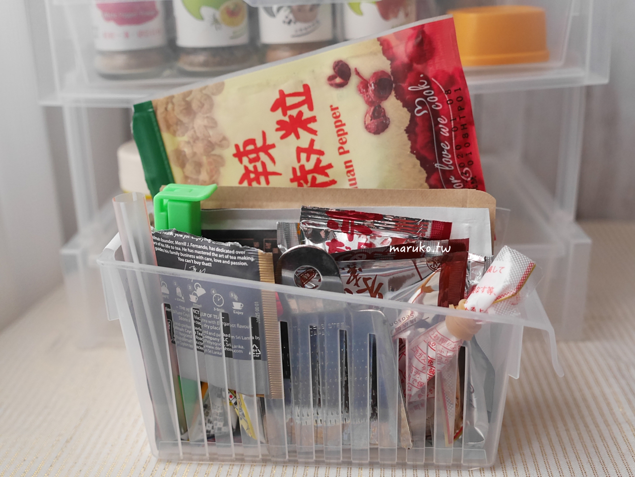 【廚房收納】i color 49元好物 調味粉 醬料罐 收納分享 @Maruko與美食有個約會
