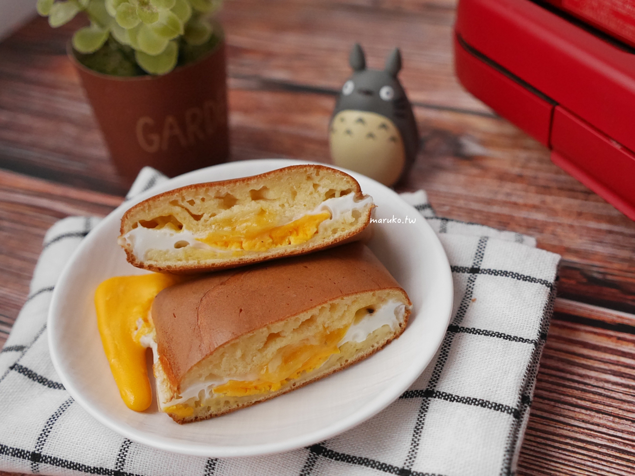 【食譜】爆漿雞蛋燒 韓國街邊小吃 方型烤盤 Vitantonio 鬆餅機食譜 @Maruko與美食有個約會