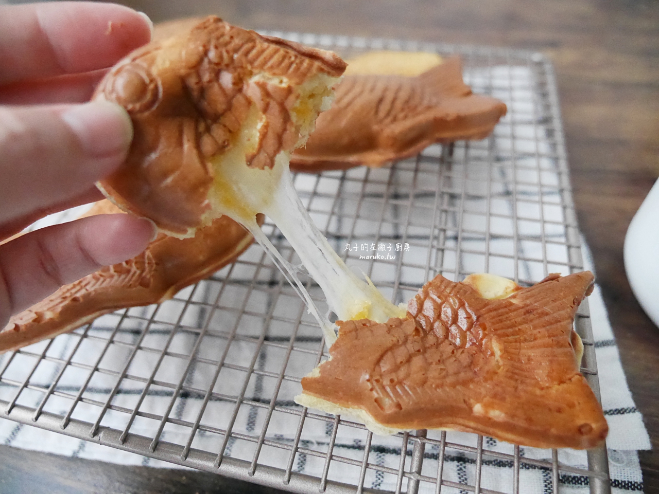 【食譜】5種鯛魚燒烤盤運用做法 vitantonio 鬆餅機，一機就搞定！ @Maruko與美食有個約會