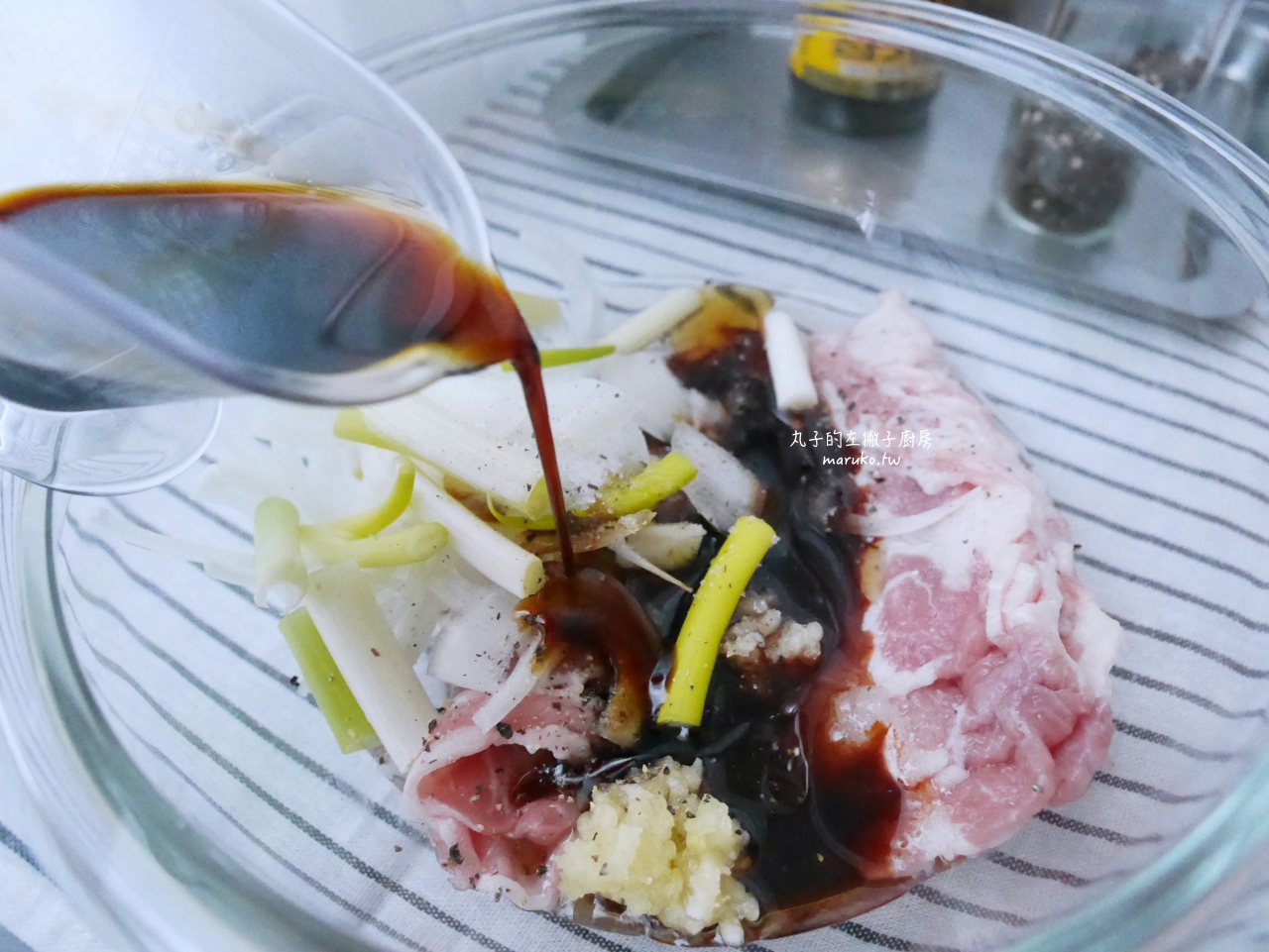 【食譜】韓式銅盤烤肉 醃肉做法 家庭版簡單甜甜醬燒豬肉 @Maruko與美食有個約會