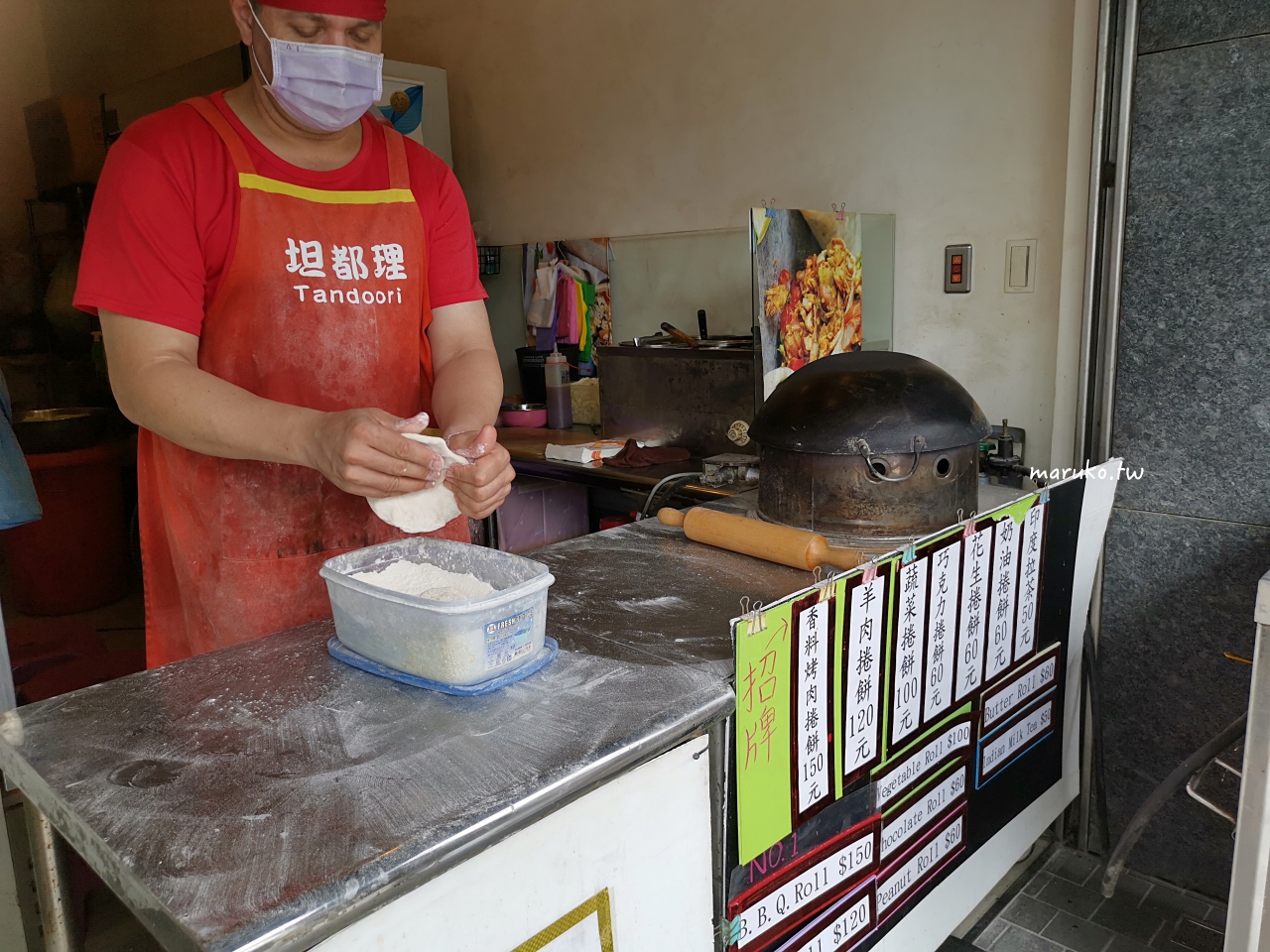 【台北】 坦都理 學區隱藏版美食 假日才有的BBQ 烤肉捲餅 ，一開店就賣完！ @Maruko與美食有個約會