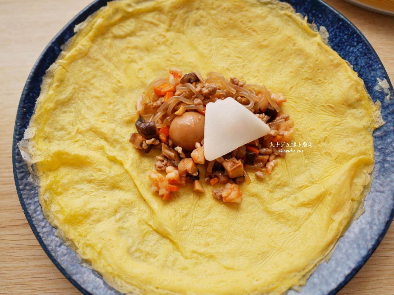 【食譜】黃金福袋 充滿喜氣的創意年菜食譜用雞蛋就能做！ @Maruko與美食有個約會