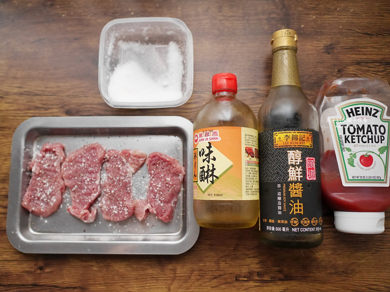 【食譜】蒜味醬燒豬排 馬上就能入味的日式醬燒豬排做法 豬里肌肉料理 @Maruko與美食有個約會