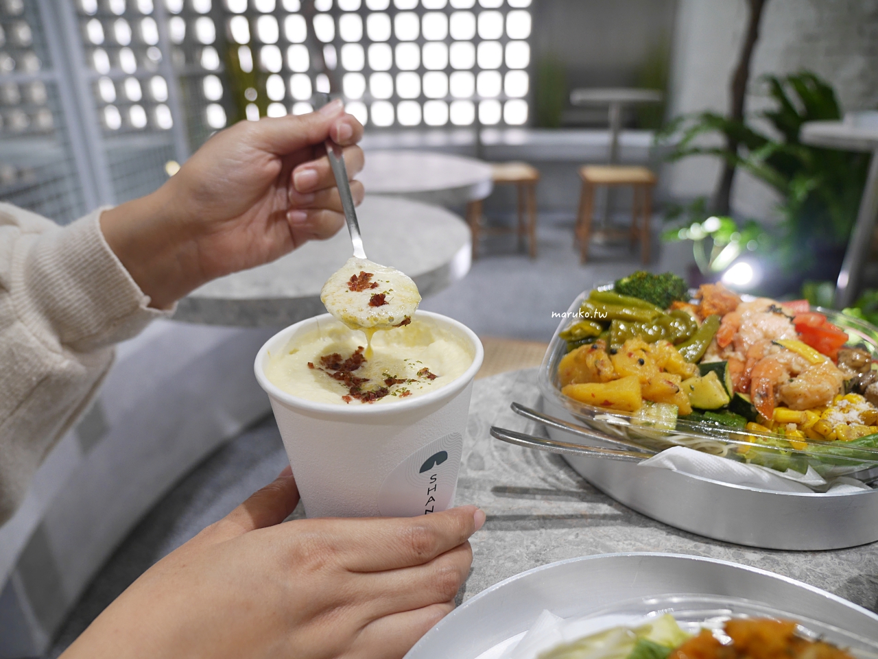 【台北】杉沙拉 在台北遇見最美的外帶沙拉 法式配料 清爽醬汁更有特色 @Maruko與美食有個約會