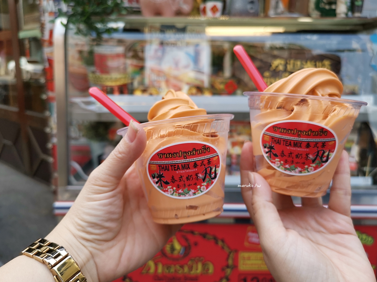 【屏東】 咪丸媽泰式奶茶 隱藏在露營用品服飾店內的泰國手標紅茶 泰奶冰淇淋 @Maruko與美食有個約會