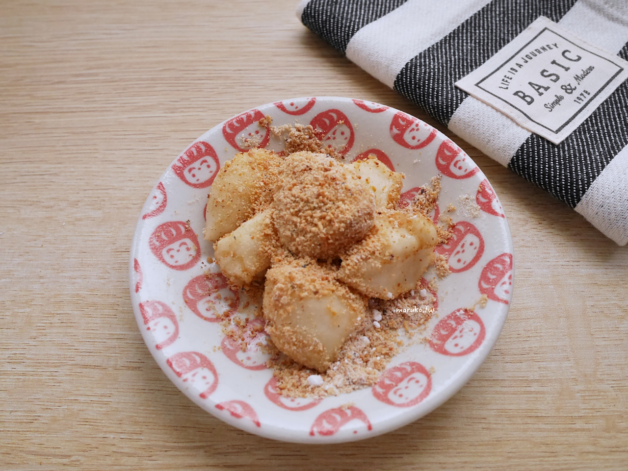 【食譜】花生麻糬 用無糖豆漿做香軟麻糬 簡單免開火點心 @Maruko與美食有個約會
