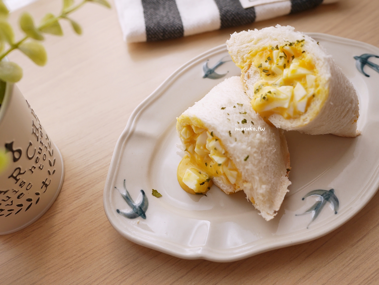 【食譜】日式蛋沙拉 日本咖啡館的蛋沙拉做法 簡單早餐吐司食譜