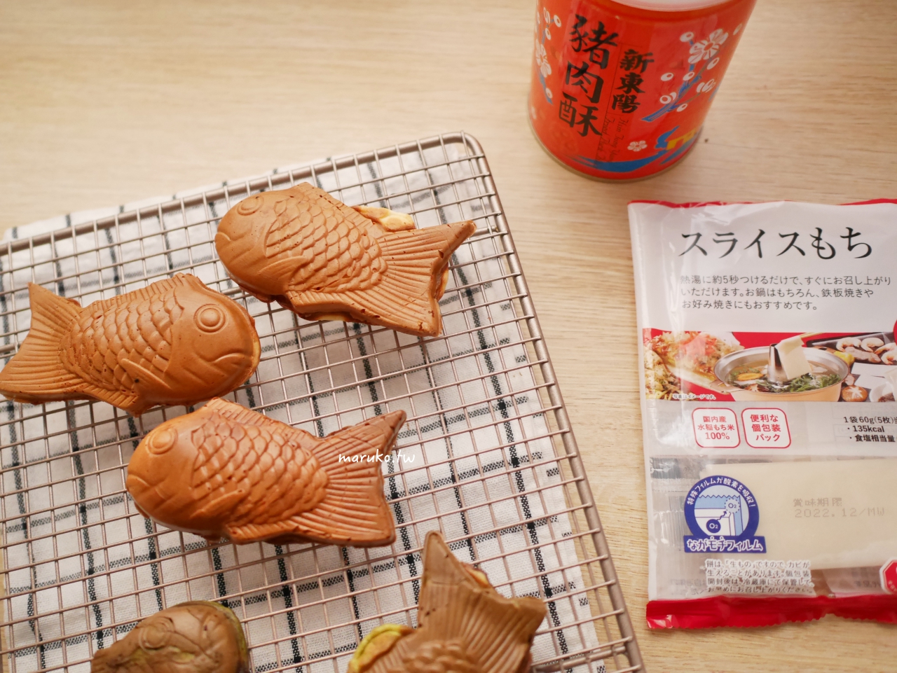 【食譜】可頌鯛魚燒 用冷凍起酥皮做可頌鯛魚燒 鯛魚燒烤盤鬆餅機食譜 @Maruko與美食有個約會