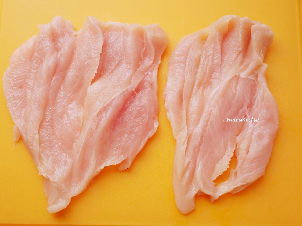 【食譜】海苔炸雞 不油炸！用日清炸雞粉麵糊變化讓雞胸肉更嫩的做法 @Maruko與美食有個約會