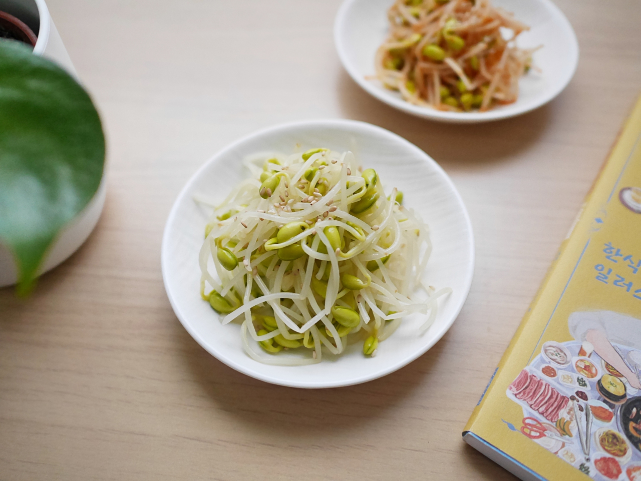 【食譜】韓式涼拌豆芽 夏天的清爽涼拌菜 只要二種調味料就搞定 @Maruko與美食有個約會