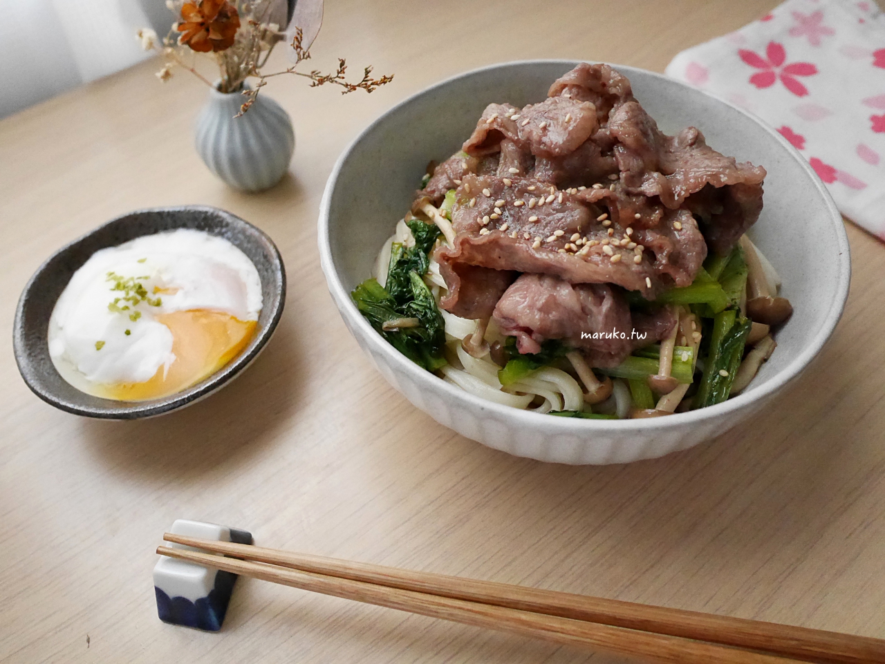 【食譜】壽喜燒烏龍麵 京都風的白糖醬燒肉片做法，一吃就愛上！