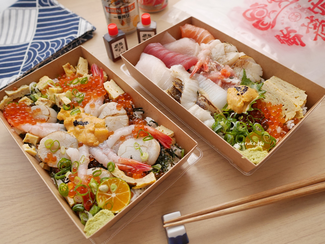 【台北】瞞著爹 珠寶盒海鮮丼只要250元，不必出門在家吃的到！ @Maruko與美食有個約會