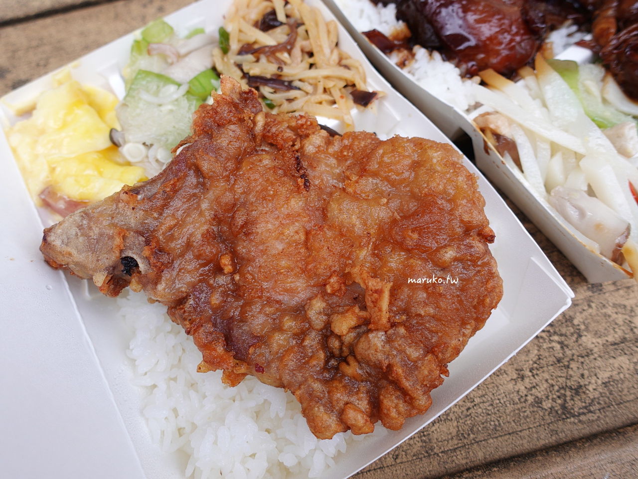 【台北】安東食園 隱藏在市場內的秒殺蜜汁雞腿飯，這樣訂才搶的到！ @Maruko與美食有個約會