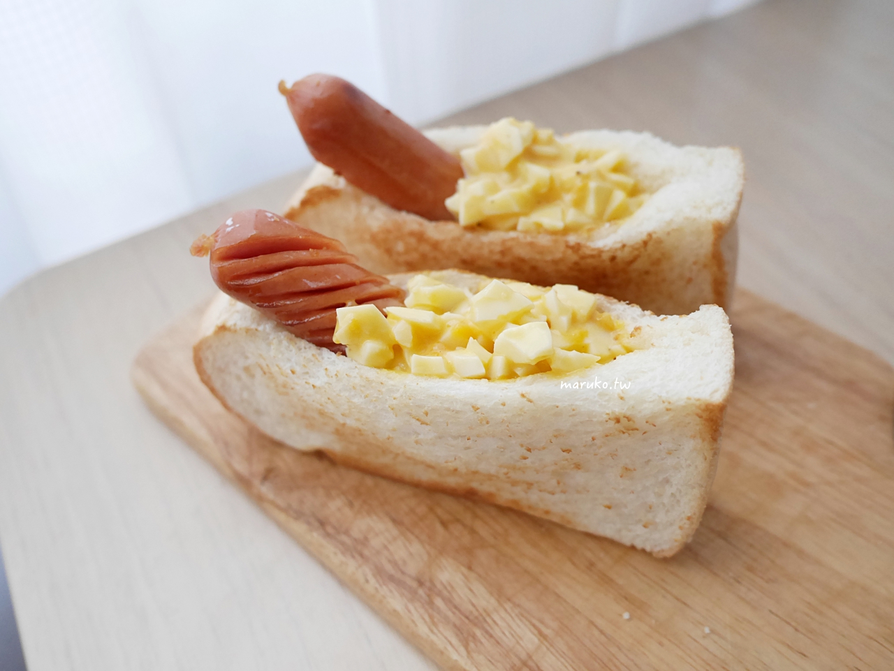 【食譜】二樣食材做白醬 早餐三明治簡單的淋醬作法 @Maruko與美食有個約會