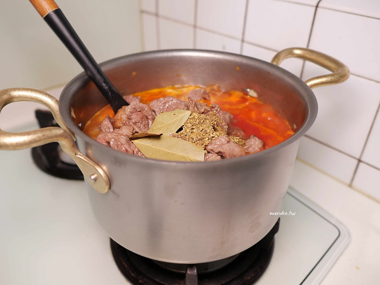 【食譜】Sambonet 1965 vintage 義大利製復古霧面不鏽鋼鍋，實作使用分享推薦！ @Maruko與美食有個約會