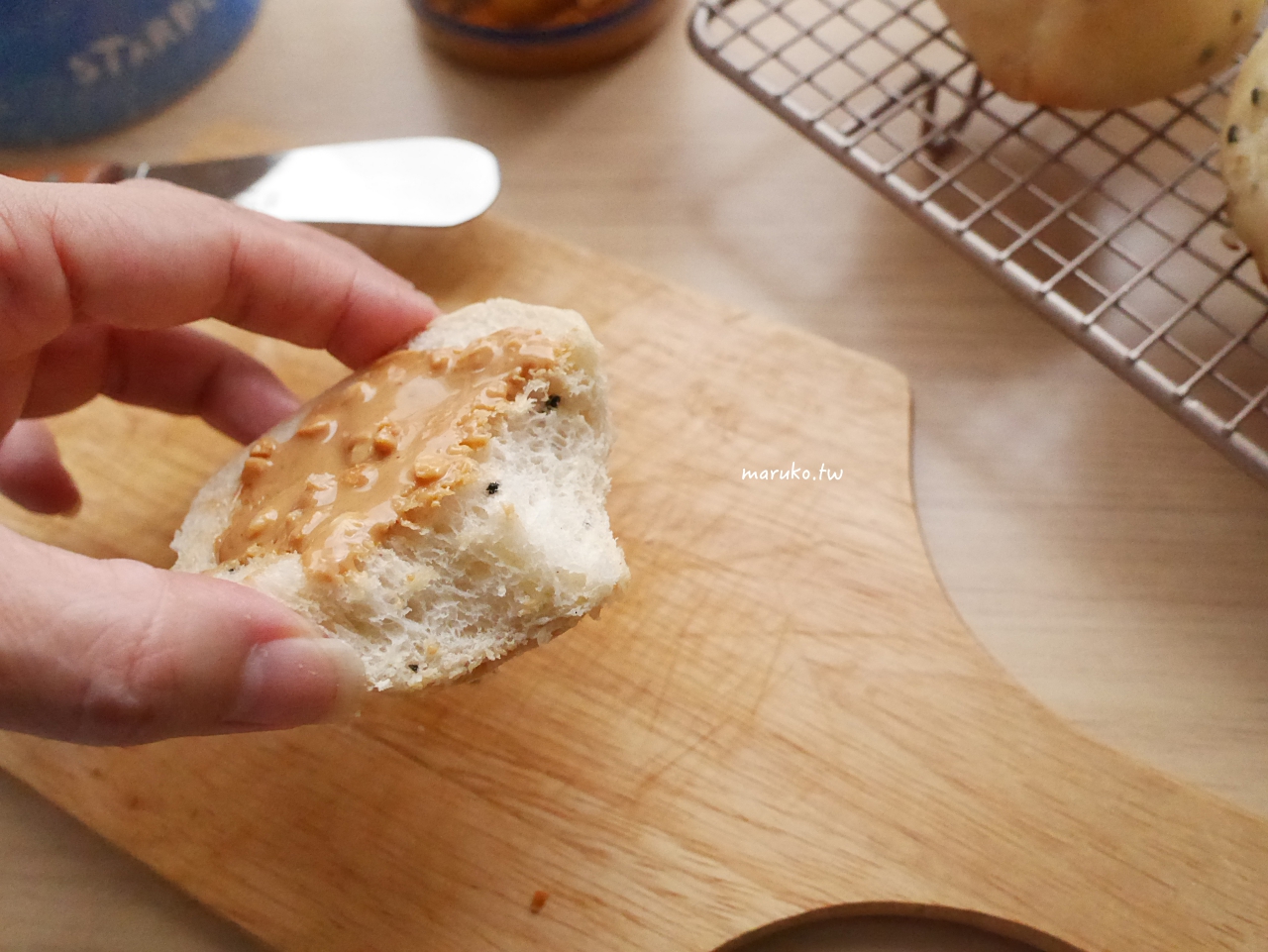 【食譜】小圓法國麵包 香脆的法國軟麵包 麵包機食譜 @Maruko與美食有個約會