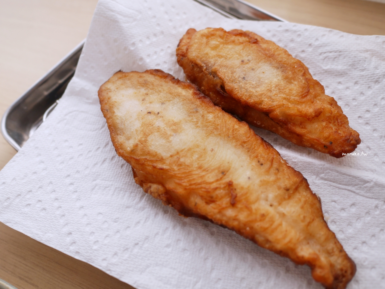 【食譜】炸魚薯條 英國國菜自製麵糊 格子馬鈴薯片切法含影片教學 @Maruko與美食有個約會