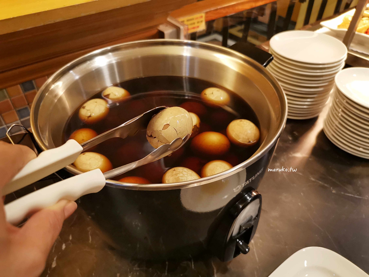 【台北】姑姑的茶葉蛋 隱藏在熱門飯店宵夜內的美味茶葉蛋 @Maruko與美食有個約會