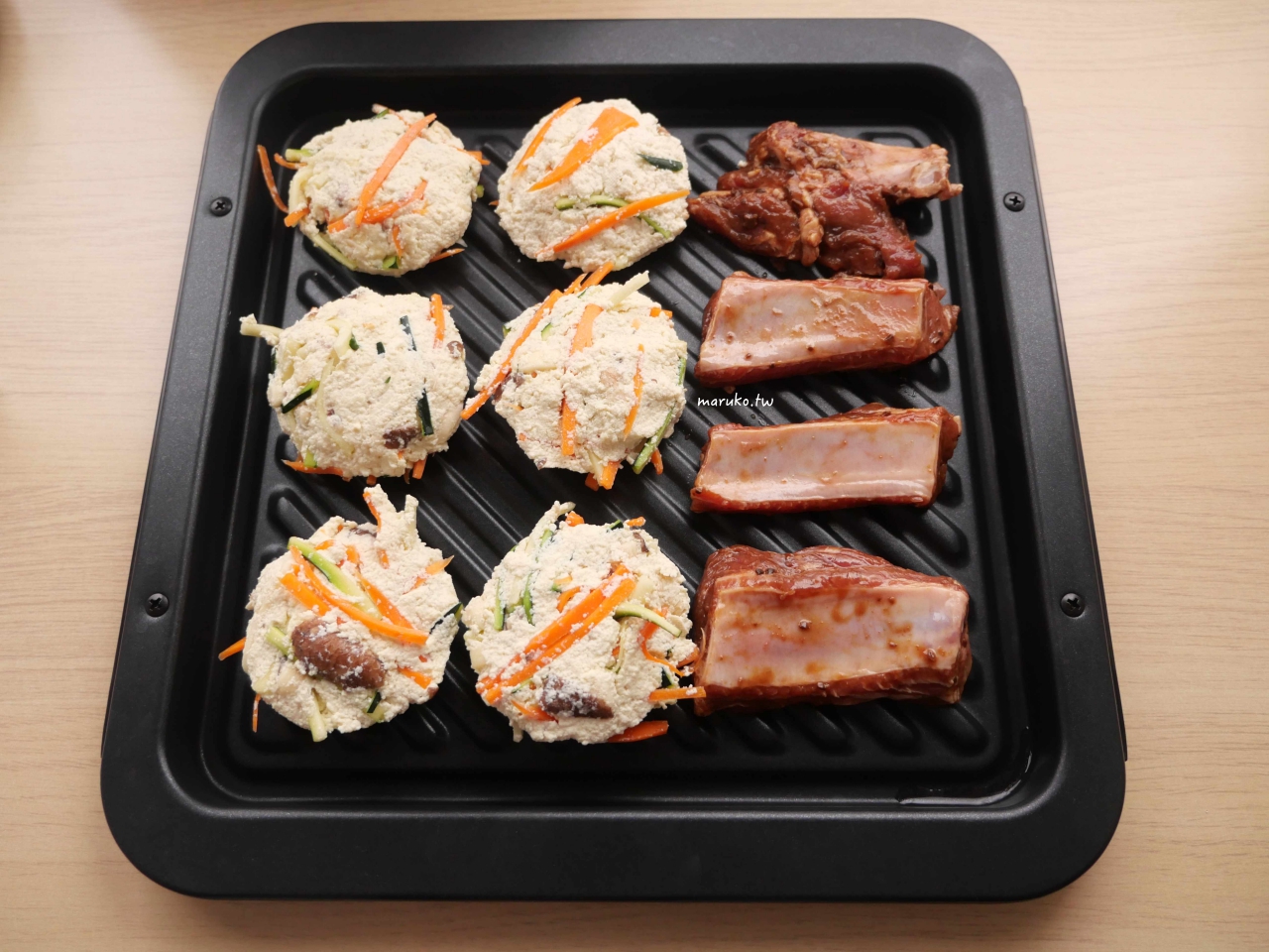 Panasonic 蒸烘烤微波爐(NN-BS607) 食譜分享韓式大醬豬肋排及蔬菜煎餅、脆皮肉桂司康， 聚餐派對料理、烘焙點心一機搞定！ @Maruko與美食有個約會