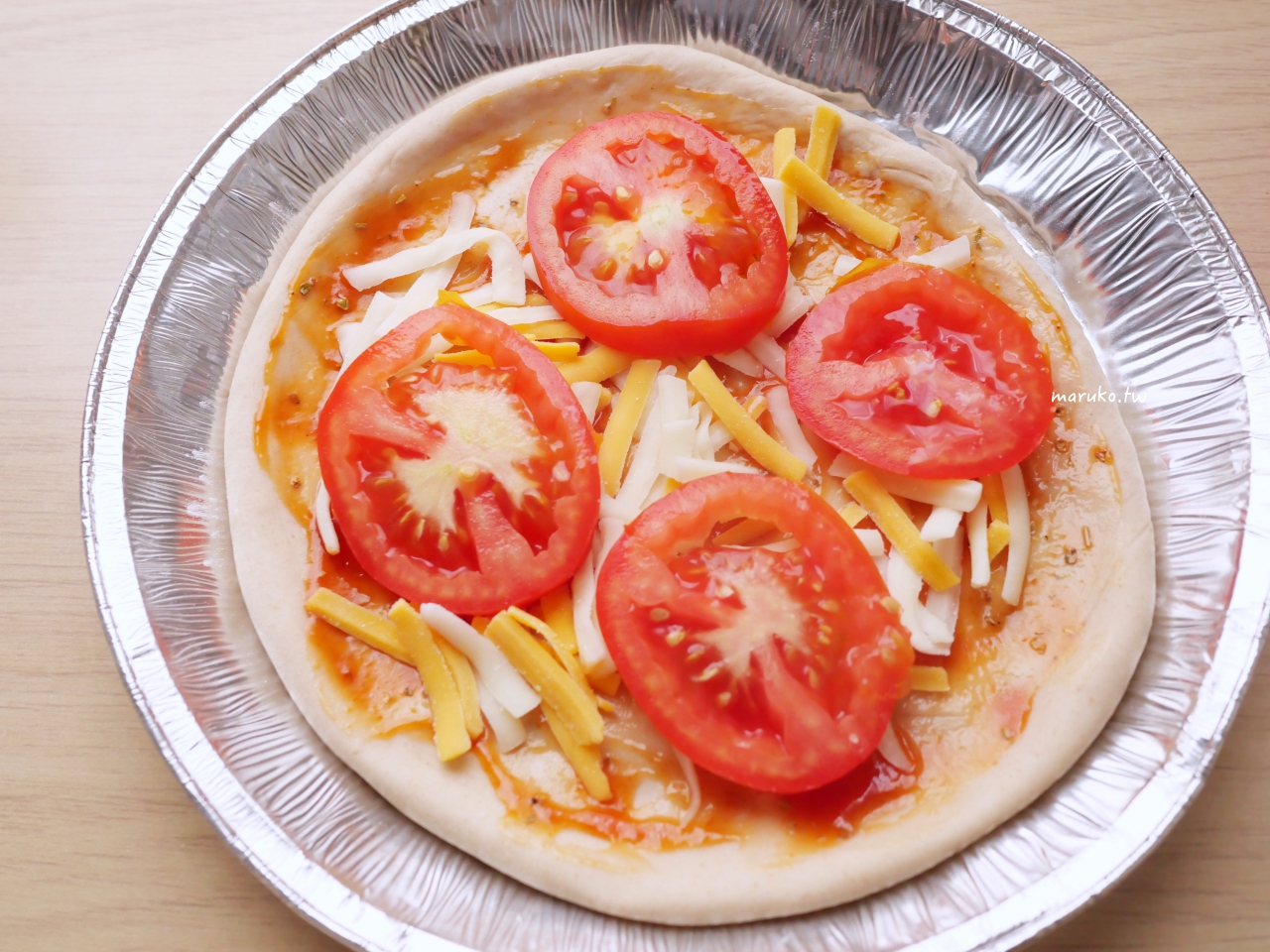 【食譜】三種起司披薩 拿坡里軟式披薩餅皮做法分享 @Maruko與美食有個約會