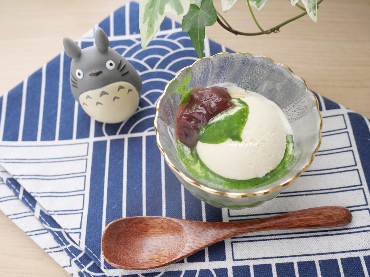 【食譜】抹茶紅豆香草冰淇淋 三樣食材簡單做日本最原味的抹茶甜點！ @Maruko與美食有個約會