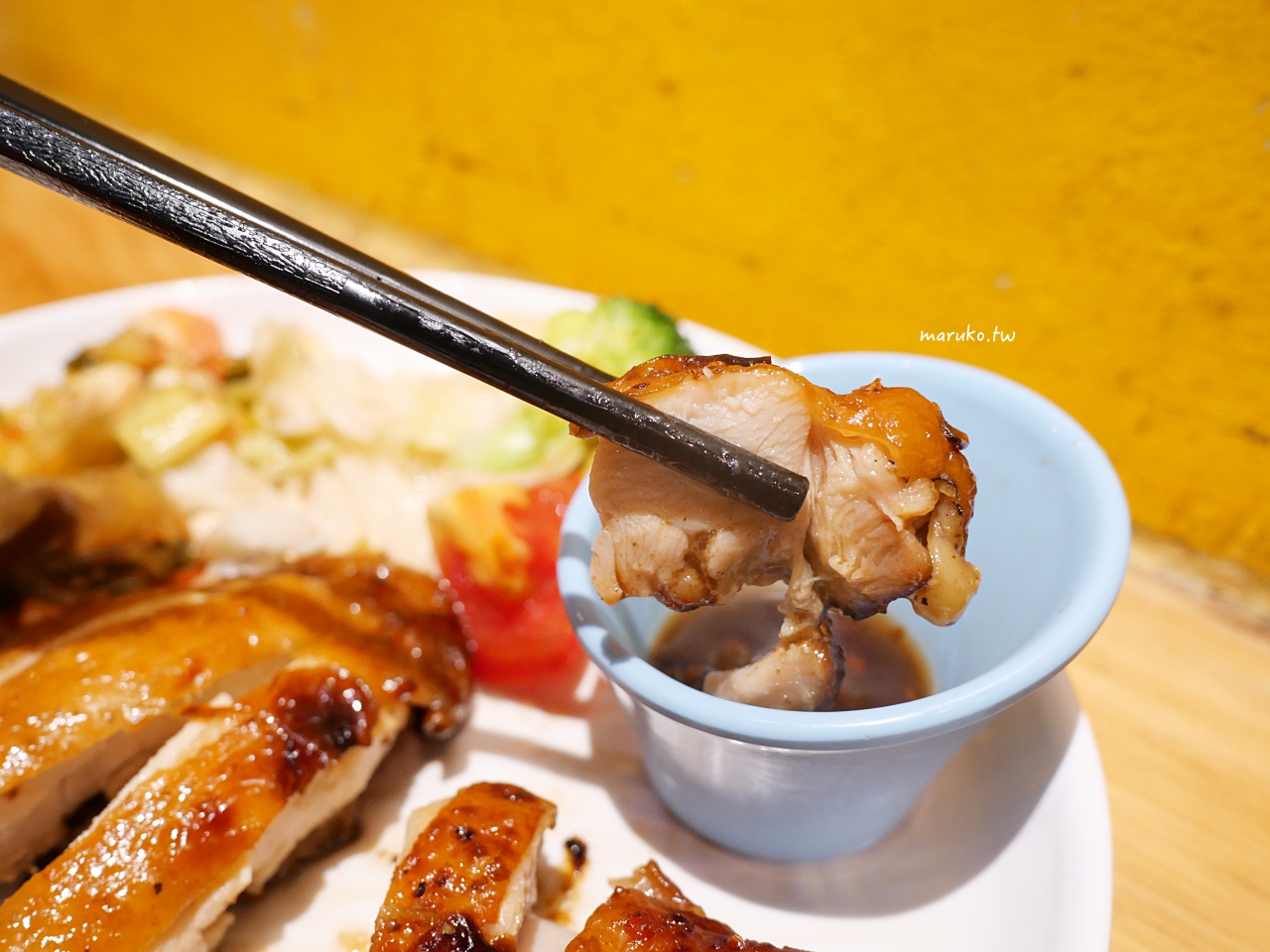 【台北】壹森泰食堂 在地20年老店，泰式烤雞腿是招牌，白飯、雞湯吃到飽！ @Maruko與美食有個約會
