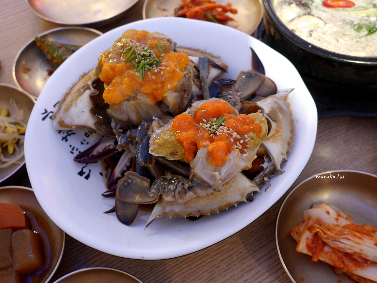 【首爾】大瓦房醬蟹 米其林一星傳統韓定食餐廳！景福宮週邊美食推薦！ @Maruko與美食有個約會