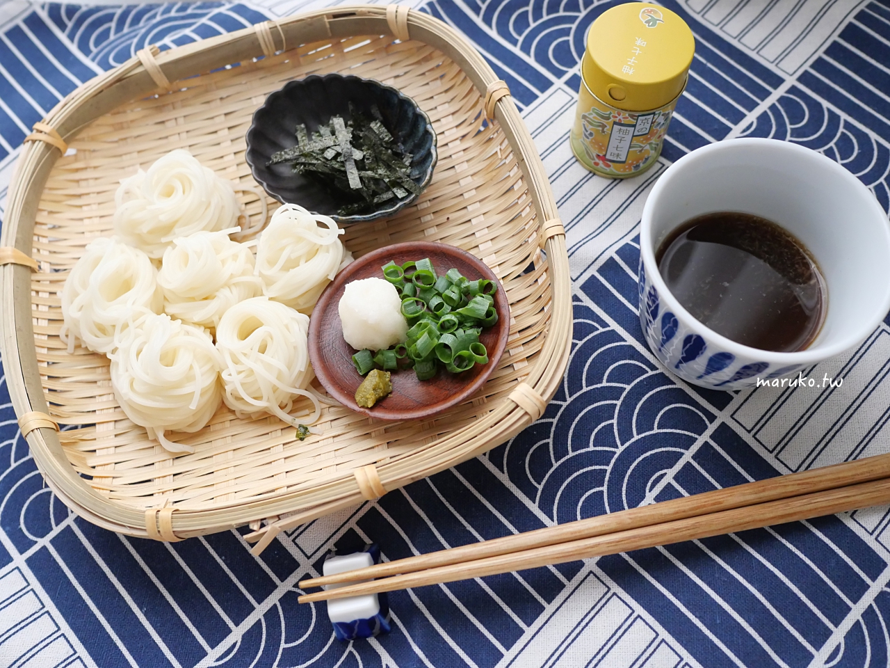 【食譜】日式冷麵 用柚子醬油做冷沾麵，夏天這樣吃清爽又低熱量！ @Maruko與美食有個約會