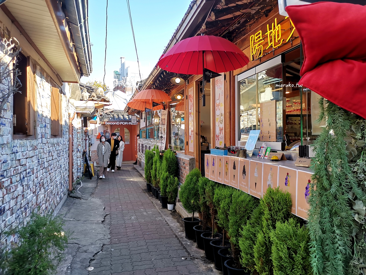【首爾】益善洞 特色咖啡廳結合傳統建築，韓劇御用拍攝場景，年輕人最愛的逛街天堂！ @Maruko與美食有個約會