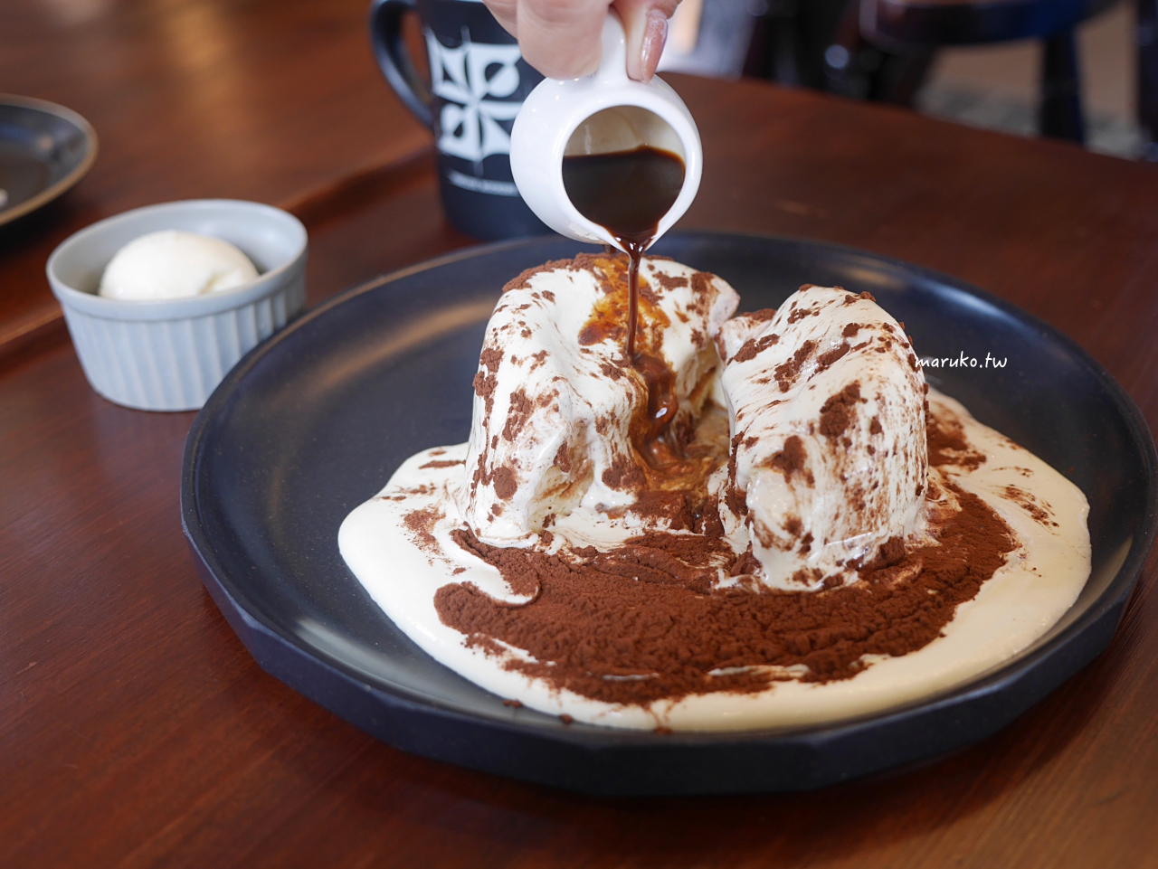 【沖繩】HARBOR- trip cafe okinawa 恩納村人氣鬆餅和北谷 TIMELESS 知名可可店結合隱藏版甜點！ @Maruko與美食有個約會