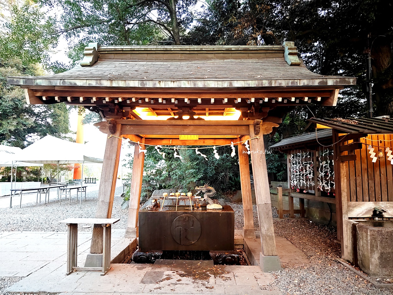 【川越景點】冰川神社 東京近郊千年歷史戀愛結緣神社 用釣的可愛造型鯛魚籤！ @Maruko與美食有個約會