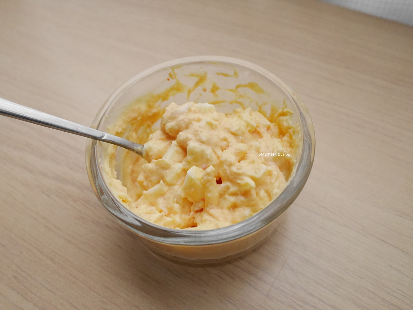 【食譜】明太子雞蛋沙拉 用希臘優格取代沙拉醬更清爽，減糖料理這樣做！ @Maruko與美食有個約會