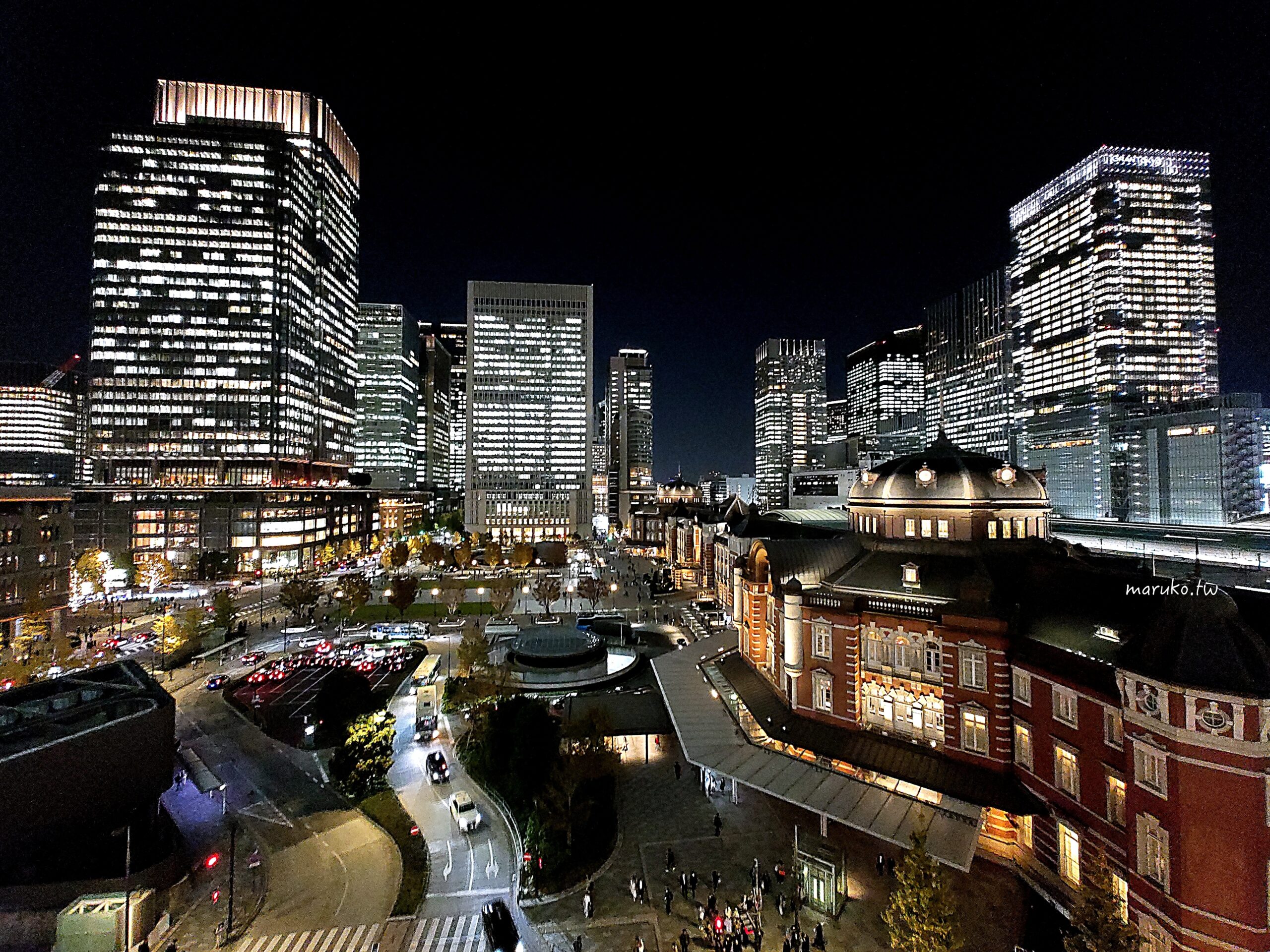 【東京景點】3個東京車站免費展望台，站前美景第一排日夜風景盡收眼底！ @Maruko與美食有個約會