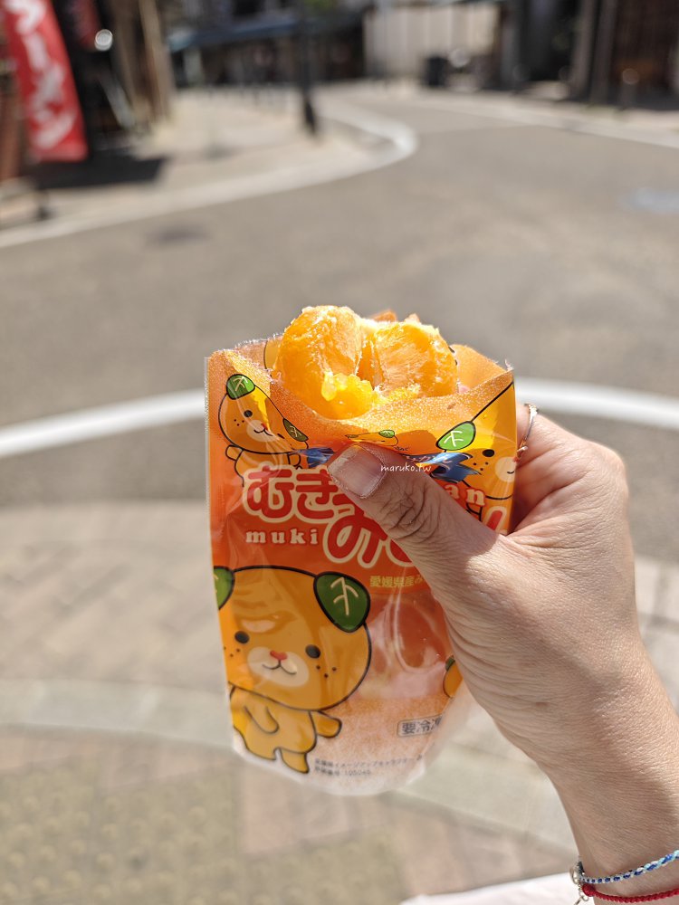 【松山】愛媛縣觀光物產館 打開水龍頭就有蜜柑汁，一杯只要100日圓！ @Maruko與美食有個約會