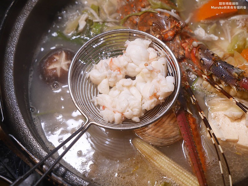 【台北大安】囍聚精緻鍋物｜不用到漁港也能吃到頂級海鮮鍋物餐廳 @Maruko與美食有個約會
