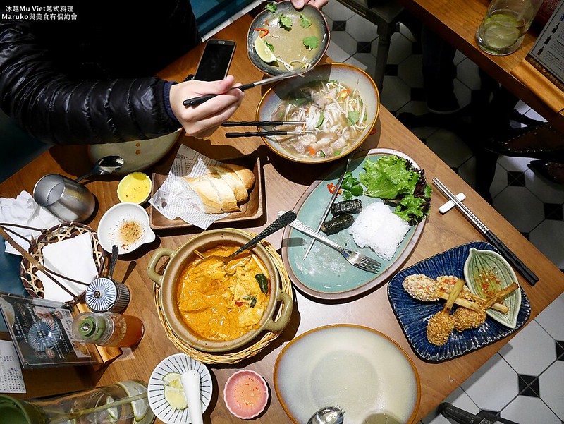 【台北美食】沐越越式料理｜全台北最美的越式餐廳(王品旗下品牌) @Maruko與美食有個約會