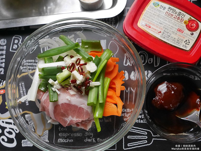 【食譜】韓式辣炒豬肉 一鍋到底，超下飯的韓式辣醬炒肉片做法 @Maruko與美食有個約會