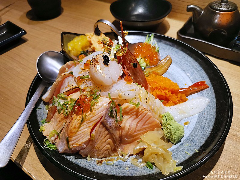 【景美美食】石川日式食堂｜景美夜市旁有生魚丼飯的超級人氣日式料理餐廳 @Maruko與美食有個約會