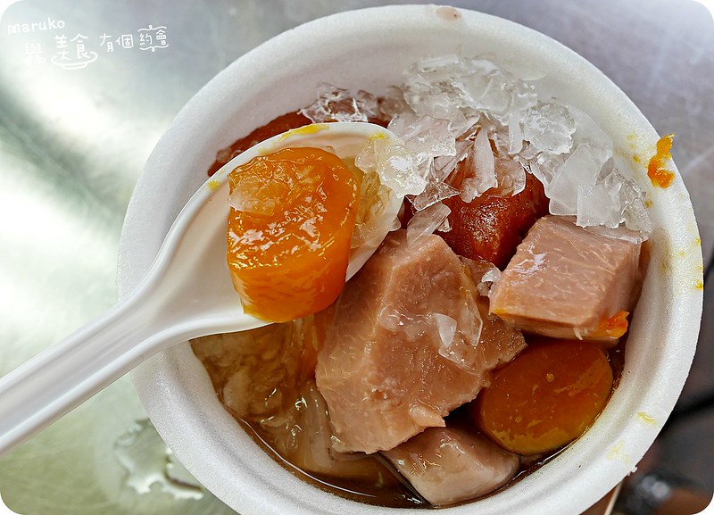 【台北大安】九份芋圓刀削冰｜臨江街夜市裡的人氣古早味冰品 @Maruko與美食有個約會