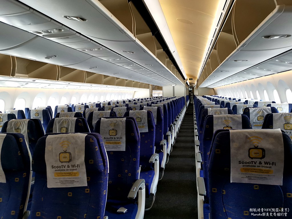 【酷航SCOOT】波音787夢幻客機飛東京成田機場飛行紀錄｜班機誤點送早餐心得分享 @Maruko與美食有個約會