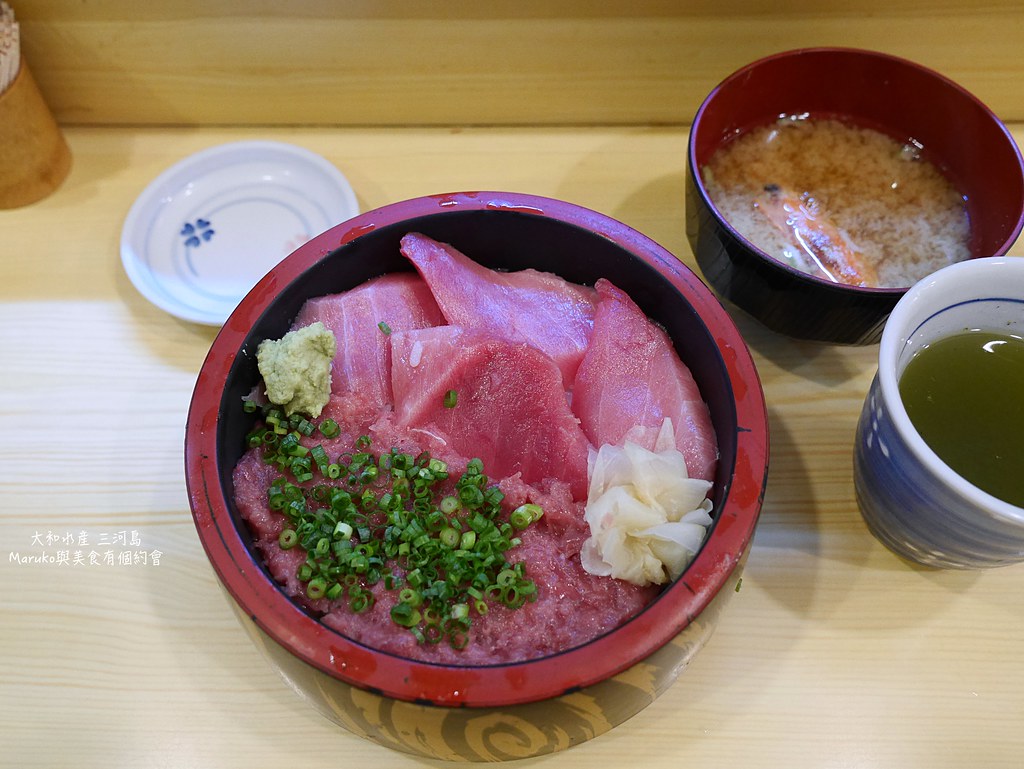 【東京美食】大和水產｜午間才有供應的滿足鮪魚蓋飯專門店 @Maruko與美食有個約會