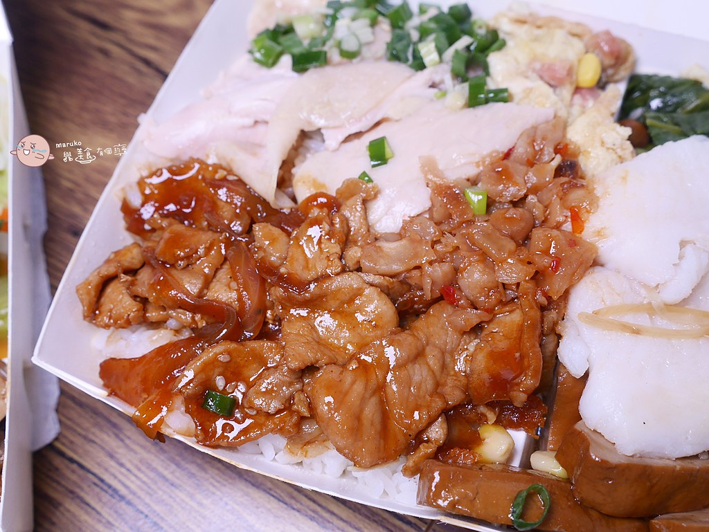 【台北】夫妻飯莊｜南機場夜市人氣排隊美食給料超大方便當 @Maruko與美食有個約會