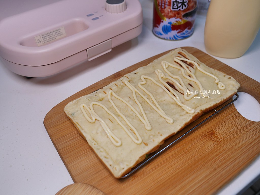 【食譜】肉鬆蛋糕捲 多功能吐司烤盤點心分享  Vitantonio 鬆餅機食譜 @Maruko與美食有個約會